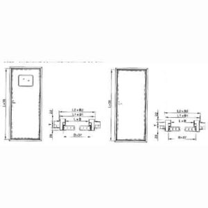 MARINE STEEL SOUNDPROOF GASTIGHT DOOR