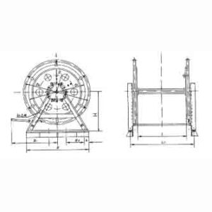 MOORING FIBRE WIRE REEL