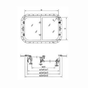 Marine Aluminium Sliding Window