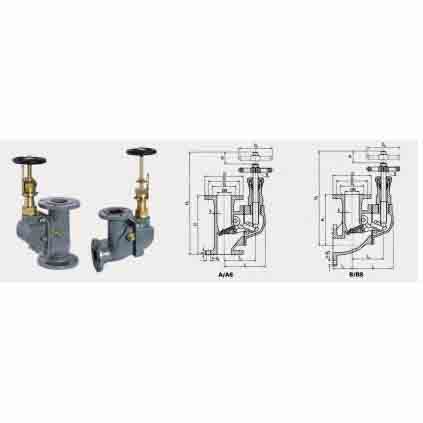 Marine Screw Down Vertical Storm Valve