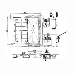 WATERTIGHT HYDRAULIC SLIDING DOOR FOR SHIP