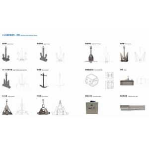 Anchors and castings buoys