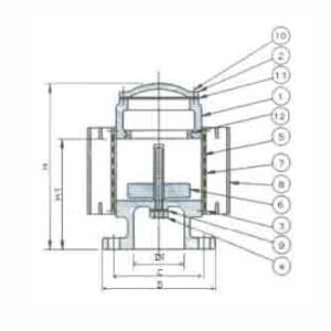 CB T3594ES PN6 CB T3594FS PN10 Air Vent Head