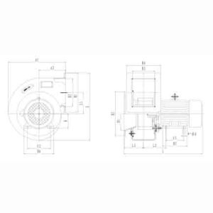 CQ Series Marine Or Navy Centrifugal Fans