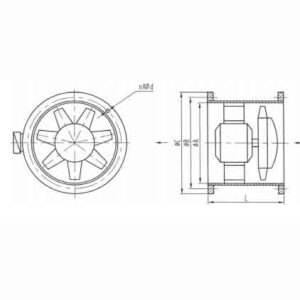 CZF Series Marine or Navy Axial Fan