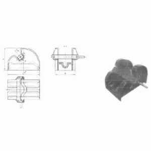 Casting bar type chain stopper