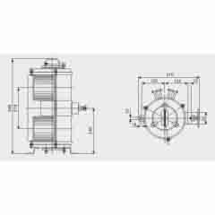 Double-deck all-round light for ship