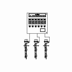 FLOAT TYPE LEVEL AND TEMPERATURE GAUGING DEVICE UHB