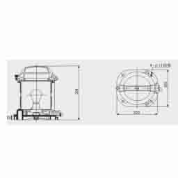 Full-plastic navigation signal light