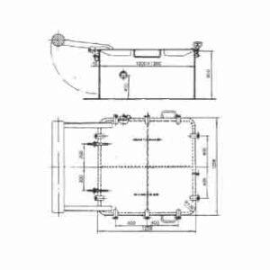 Hatch Cover for Suez Canal Light