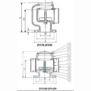 JIS-F3012A-122 Air Vent Head
