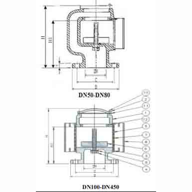 JIS-F3012A-122 Air Vent Head