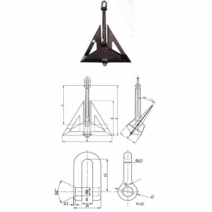 MARINE DANFORTH HHP ANCHOR