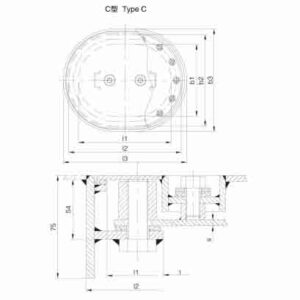 Marine Aluminium Manhole Cover