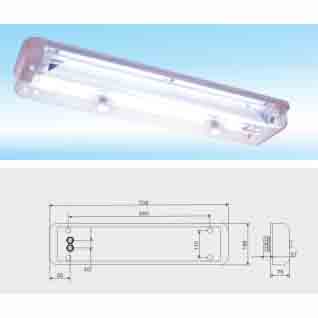 Marine Fluorescent Ceiling Light
