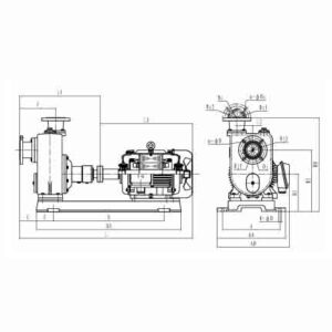 Marine Horizontal Self‑priming Centrifugal Pump CWZ Series