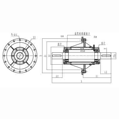 Marine bulkhead drive device CGC Type