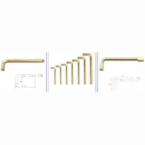 Non-Spark Hex Key Wrench