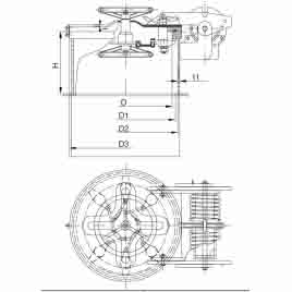 Quick Acting Watertight Hatch Cover