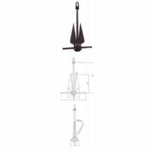 SHIP DANFORTH HHP ANCHOR