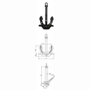 SHIP JAPAN STOCKLESS ANCHOR