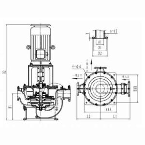 Vertical Double Self-priming Centrifugal Pump CLZ/2 Series
