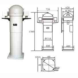Vertical Magnetic Compass