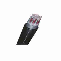 XLPE insulated halogen-free low-smoke shipboard symmetrical communication cable without inner sheath