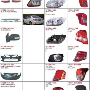 REFLECTIVE REPLACEMENT FOR TOYOTA